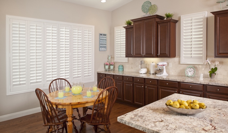 Polywood Shutters in Destin kitchen